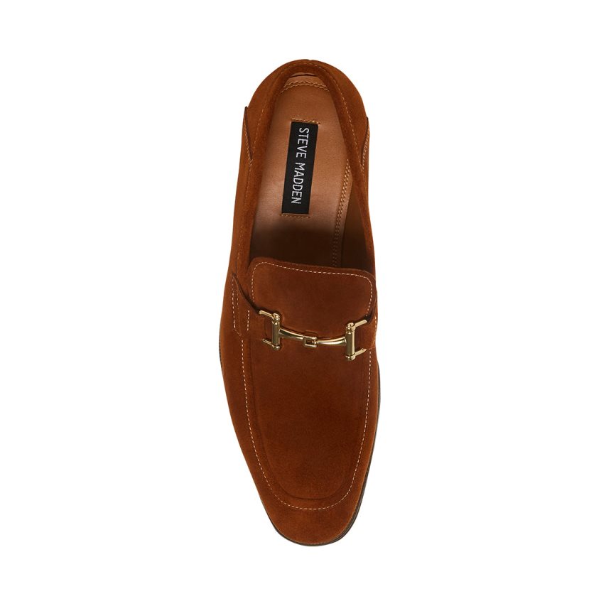 Loafers Steve Madden Archee Gamuza Hombre Marrones Oscuro | ES TYS08E